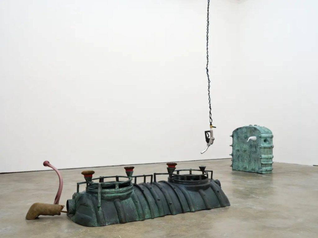 Installation view of Yibei Zhang’s solo exhibition “A Vase in Everything” at BANK