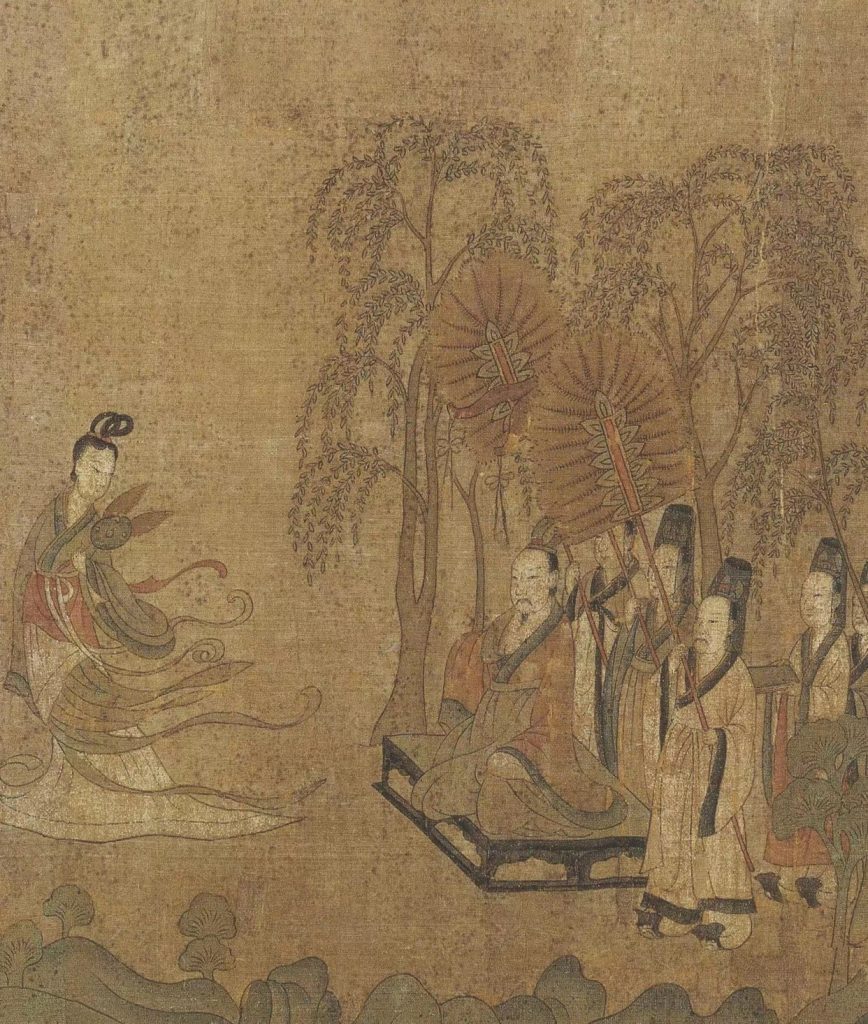 a part of Nymph of the Luo River
Palace museum
Gu Kaizhi