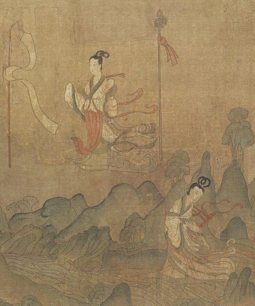 a part of Nymph of the Luo River
Palace museum
Gu Kaizhi